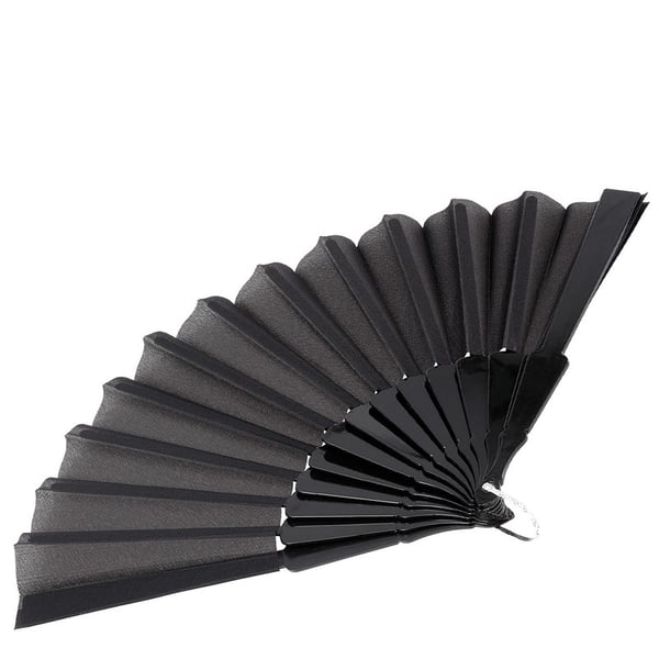 Solfan i Plast - Sort Fan