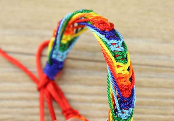 Armband 2-pack Pride Rainbow Regnbåge HBTQ Tyg