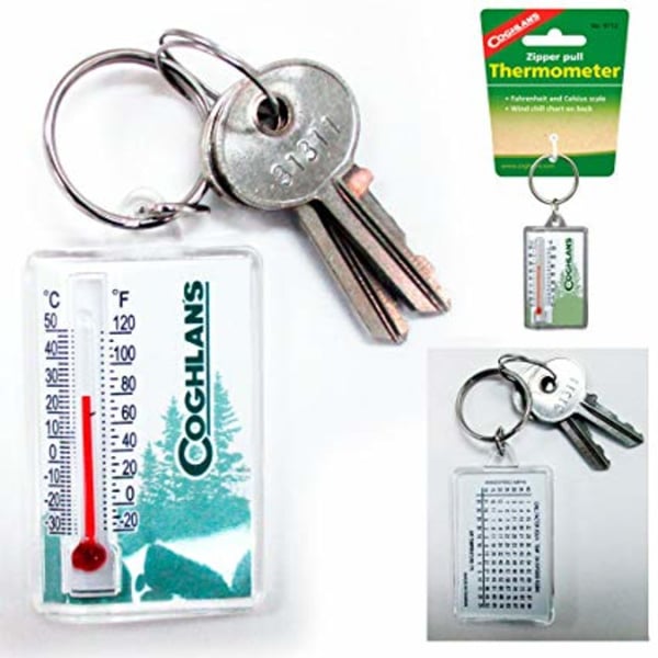 COGHLANS ZIPPER PULL THERMOMETER CG9712, termometer med köldeffekt