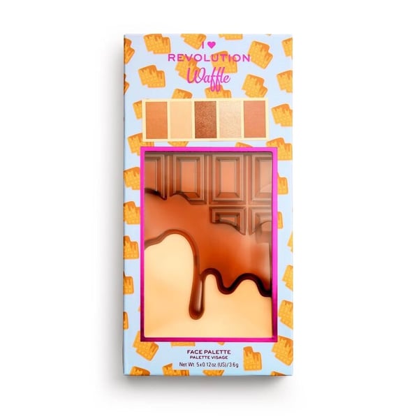 Makeup Revolution Chocolate Face Palette - Waffle