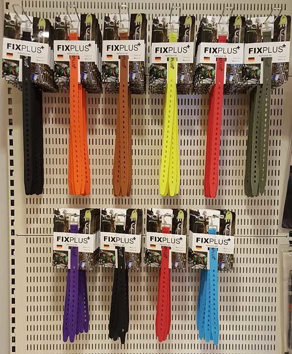 spännband plast/tpu,  skidband plast, FIXPLUS 46 CM orange