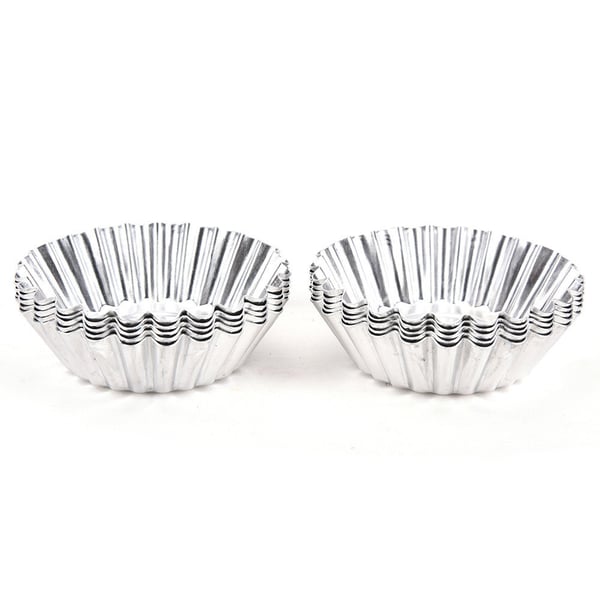 10 bakeformer i metall - Muffinsform - Småkaker - Former