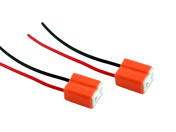 H7 xenon / led / halogen hon kontakter sockel fattning 2-pack