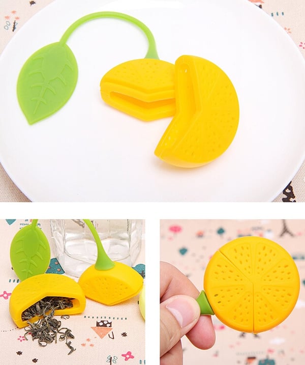 Te Si / Te Holder i Silikone - Citron
