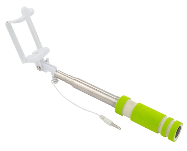 Selfiestick kompakt stilren Avtryckare i handtaget - VIT/GRÖN Selfiestick kompakt stilren Avtryckare i handtaget - VIT/GRÖN