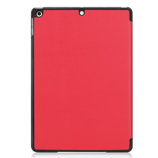 Apple iPad 10.2 2021/2020/2019 Slim Fit Trifoldbart Deksel - Rød