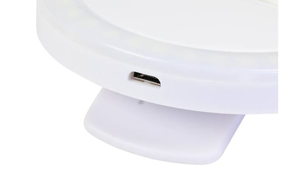 Selfie-lampe / LED-lampe, 3 lysmoduser, Universal, Oppladbar