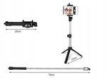 Selfie stick / stativ mobilstativ med bluetooth fjernkontroll