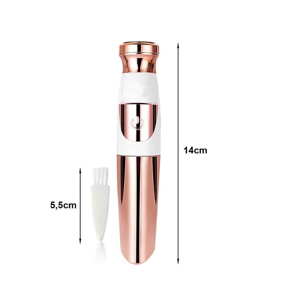 Epilator/barbermaskin for ansikt og kropp