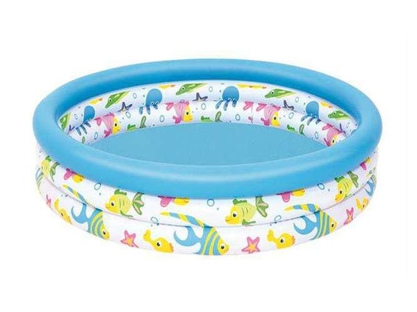 Oppustelig pool - 140L - Bestway - 122cm/25cm Oppustelig pool - 140L - Bestway - 122cm/25cm