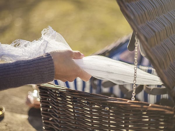 Myggnett / Fluenett til spisebordet / mat / Friluftsliv