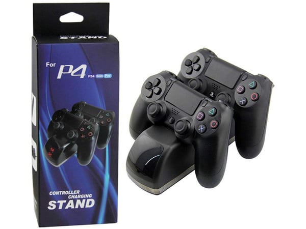 Ladestation til 2 PS4 controllere