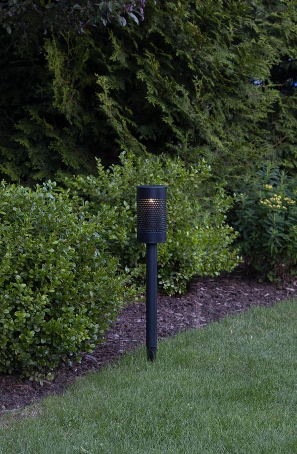 Aurinkokennopylväsvalaisin Blace Musta 46 cm