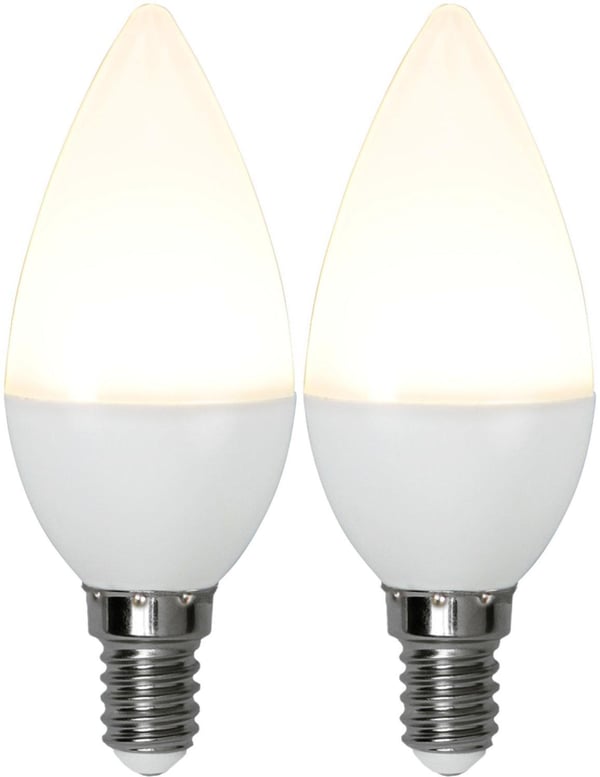 Kynttilälamppu LED. 2 kpl. E14. 3W. 3000K