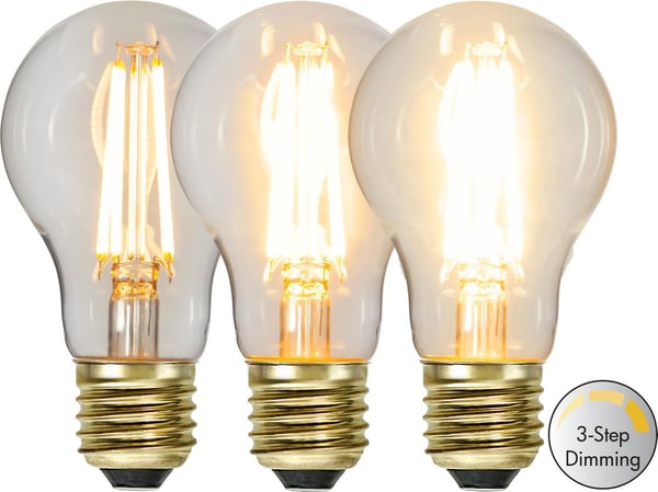 LED-LAMPPU E27 SOFT GLOW 3-STEP
