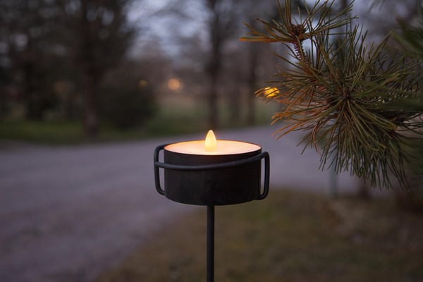 LED Lys Fakkel Lys Marschall Sort
