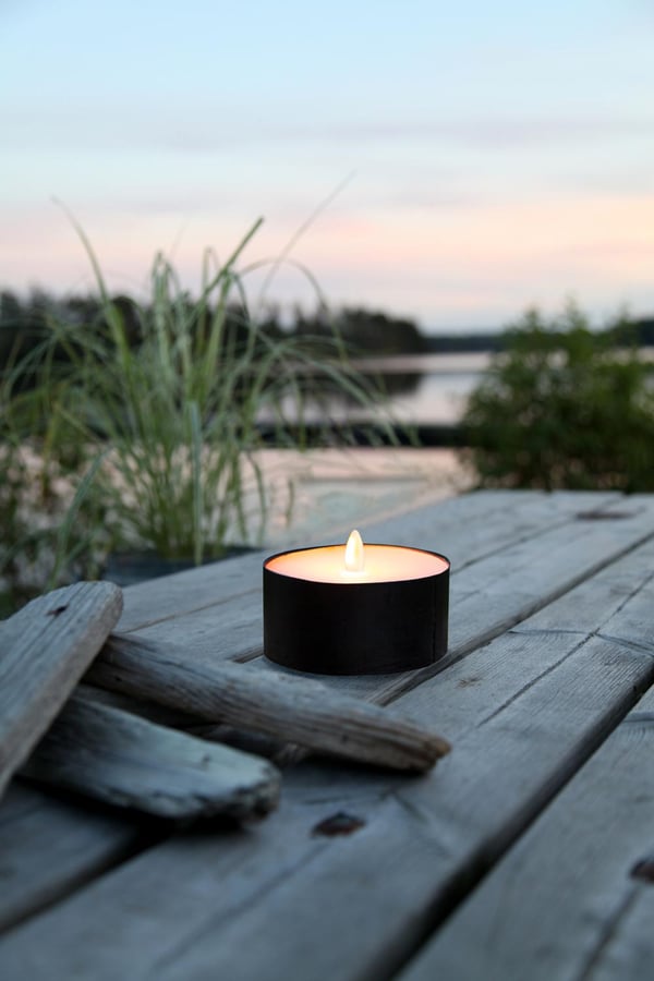LED Lys Fakkel Lys Marschall Sort
