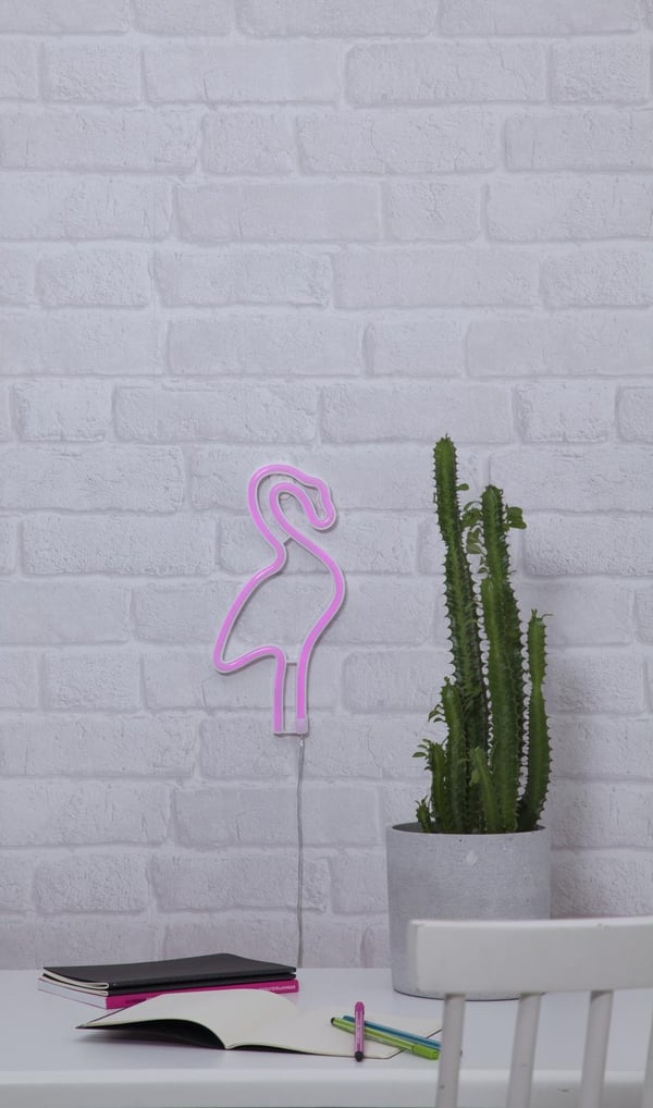 Riippuva koriste Neonlight Flamingo