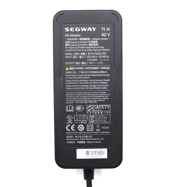 Segway Ninebot elscooter-oplader til Segway Max G30 ES1 ES2 E22 E25 Xiaomi M365