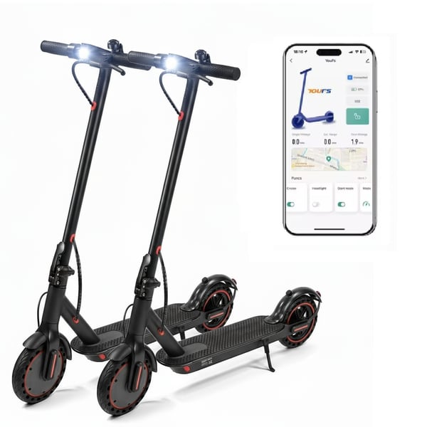 2-PACK - W4PRO 2025 KickScooter El-løbehjul 30 km/t elcykel scooter sparkcykel