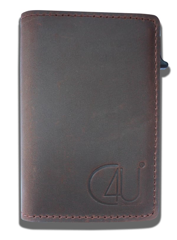 Eksklusiv Kortholder C4U® Design RFID & NFC Beskyttende tegnebog