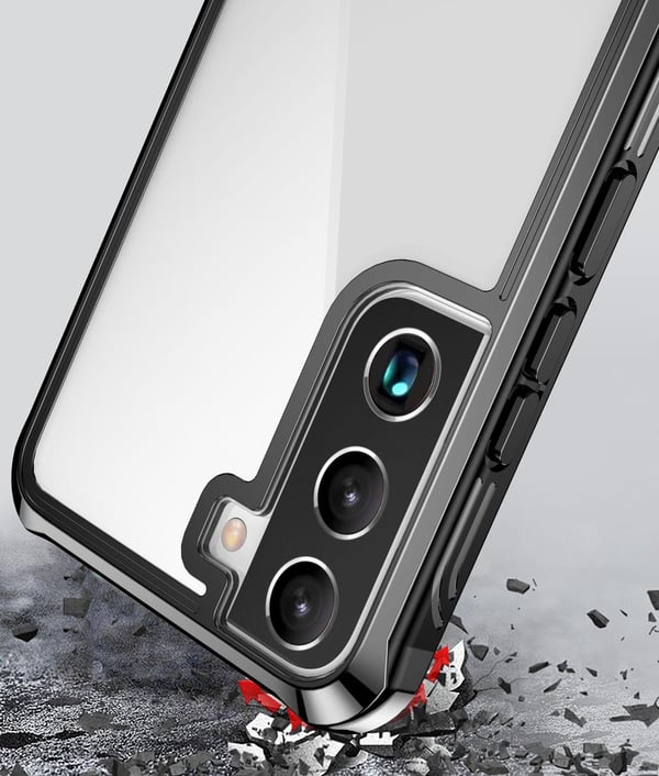 C4U® Stødfast forsvar - Galaxy S22 - Støddæmper Taske 3i1