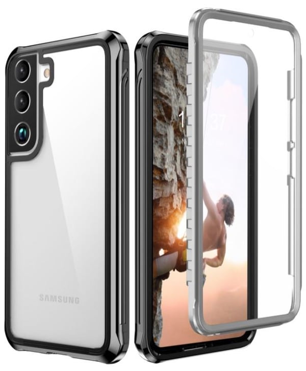 C4U® Stødfast forsvar - Galaxy S22 - Støddæmper Taske 3i1