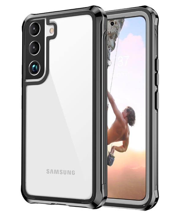 C4U® Stødfast forsvar - Galaxy S22 - Støddæmper Taske 3i1