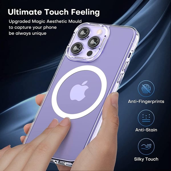iPhone 15 Pro Max [9-PACK] 6x hærdet glas + 1x silikoneskal TPU + stel