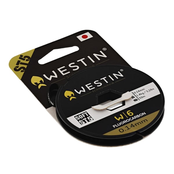 Westin W6 ST5 Soft Fluorocarbon 35m 0,343mm 7,7kg Clear Westin W6 ST5 Soft Fluorocarbon 35m 0,343mm 7,7kg Clear