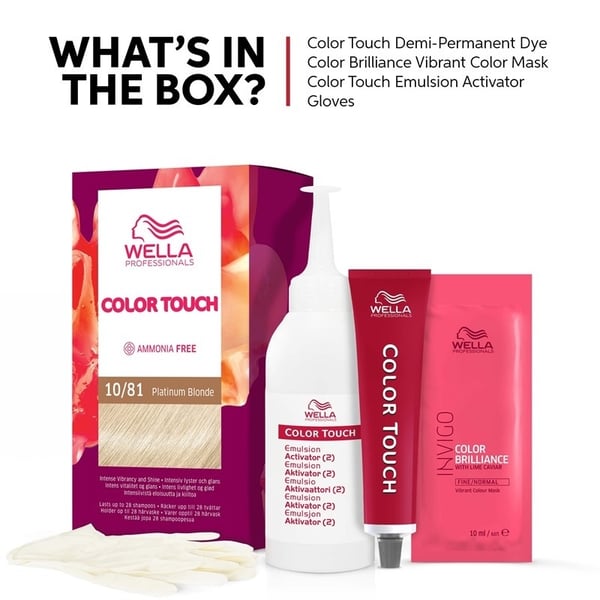 Wella Color Touch Pure Naturals 8/0 Light Blonde
