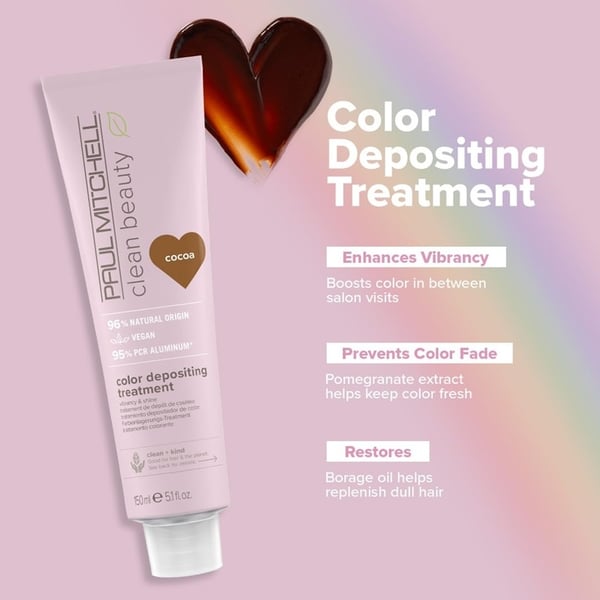 Paul Mitchell Clean Beauty Color Depositing Treatment Cocoa 150ml