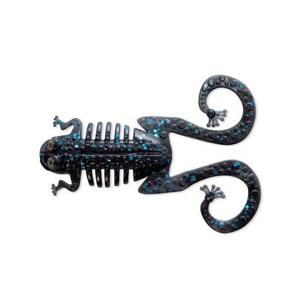 M-WAR Monkey Frog Medium Black Blue Flake 9,5cm, 7-pakning