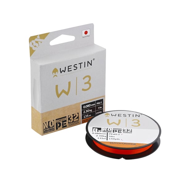 Westin W3 8 Braid Dutch Orange 135m 0,235mm 12,3kg