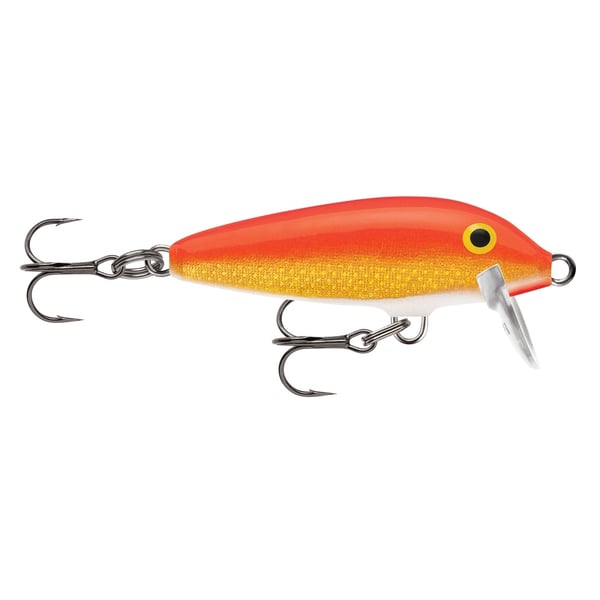 Rapala Original Floater 3cm - Gull Fluorescerende Rød
