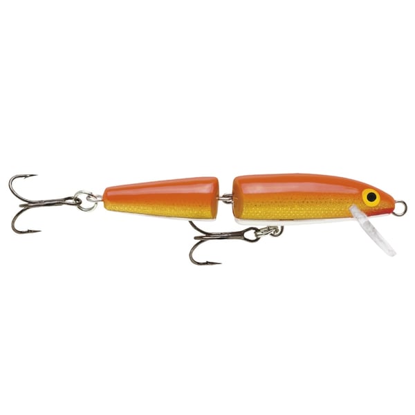 Rapala Jointed Floating 7cm - Gull Fluorescerende Rød