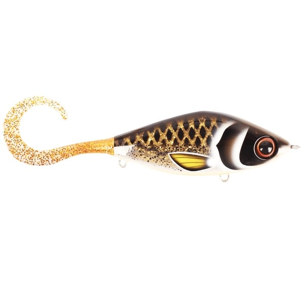 Strike Pro Guppie Jr, 11cm, 70g - Täplähärkäsimppu - Kultaglitteri