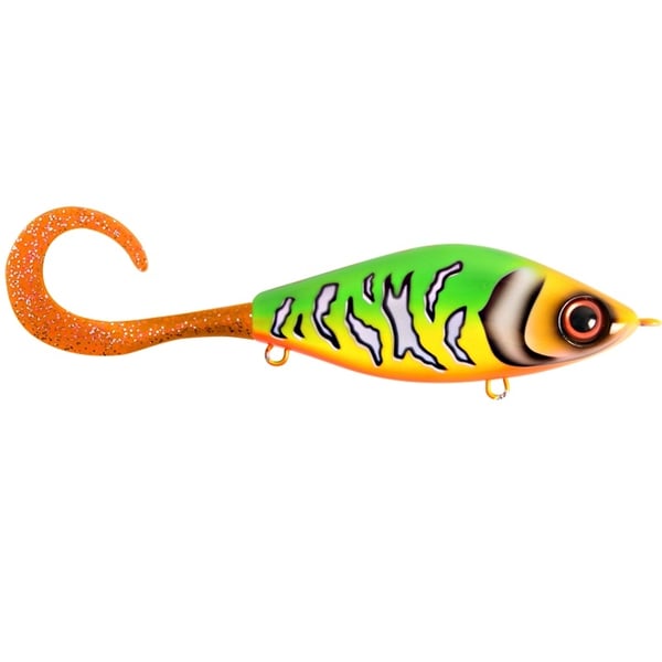 Strike Pro Guppie, 13,5cm, 120g - Jungle Rock - Orange Glitter