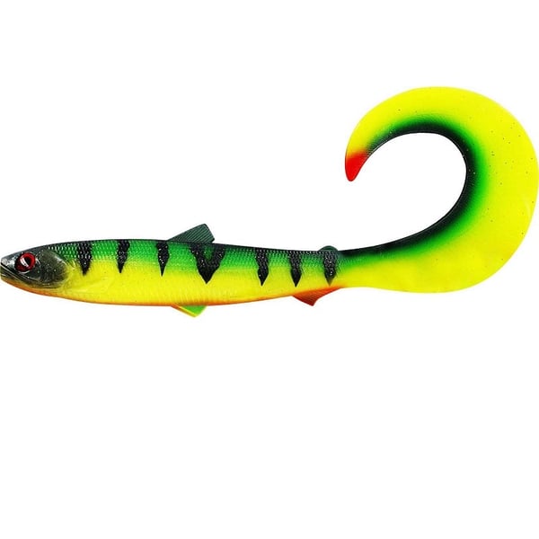 Westin Bullteez Curltail 21cm 49g Tiger Aborre 1 stk - Bulk