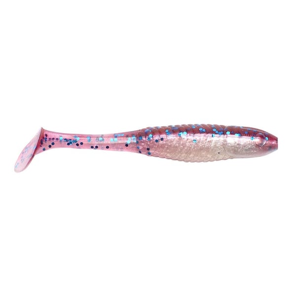 Big Bite Baits Swim Minnow Grape Blue Pearl 9cm, 10-pakning