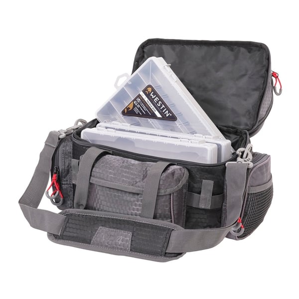Westin W4 Lure Bag Plus Inkl. 4 Betesboxar, Small Titanium Black