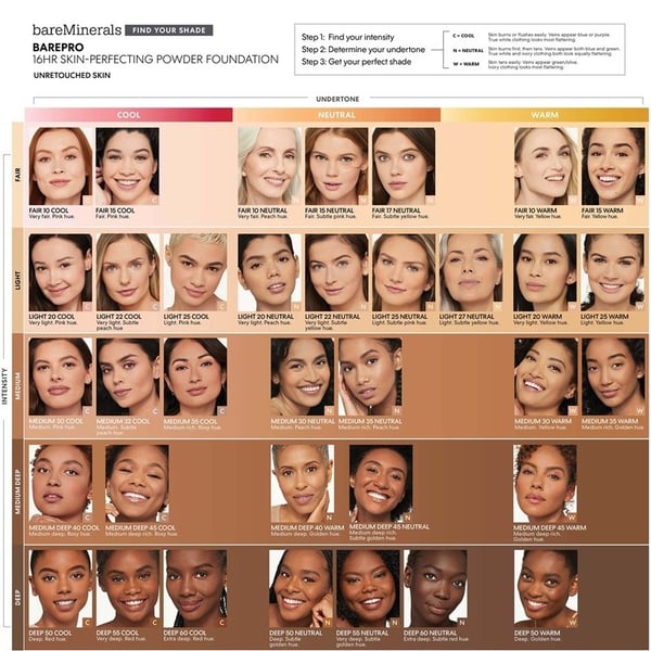 BareMinerals BarePro 24-Hour Skin-Perfecting Powder Foundation Fair 15 Neutral