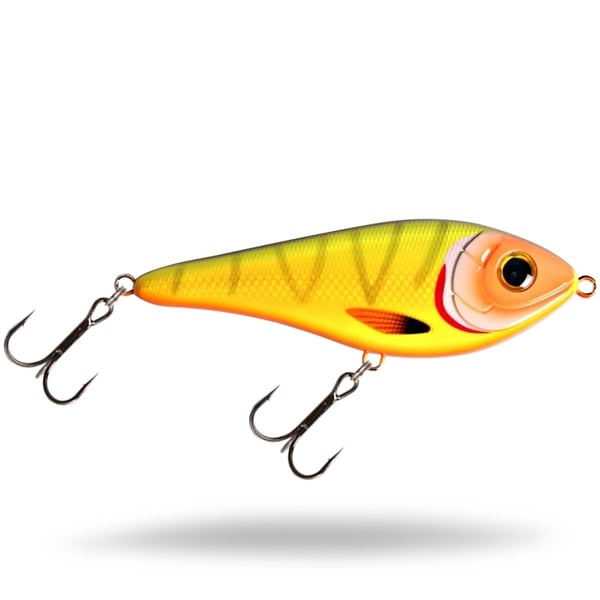 Strike Pro Buster Swim, Sakte Synkende, 13cm, 65g - Neon Tiger Tetra