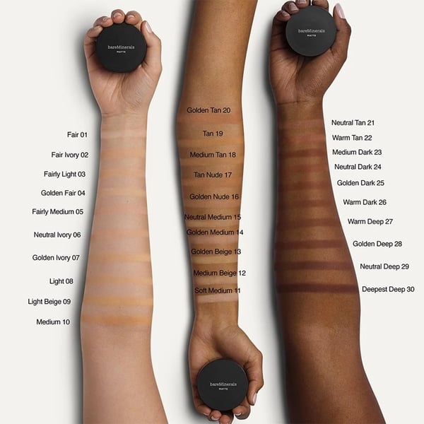 Bare Minerals Foundation Matte Medium Beige 6g