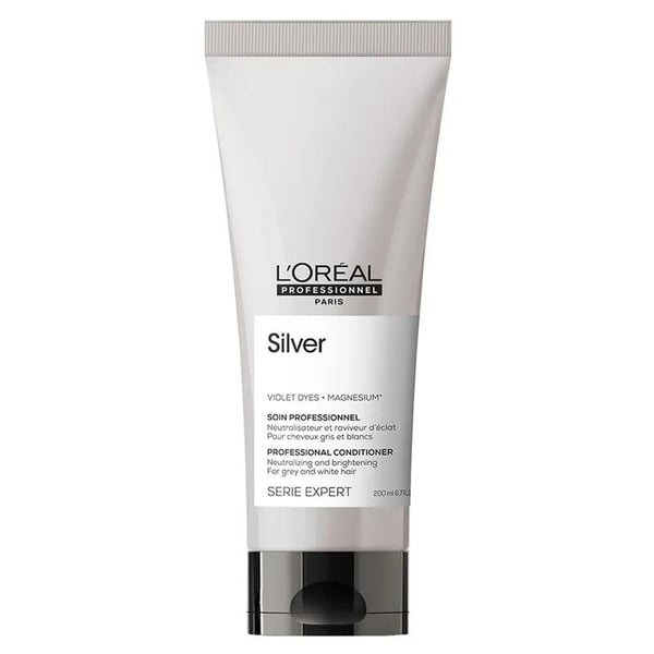 LOreal Serie Expert Silver Neutralising Cream Conditioner 200ml