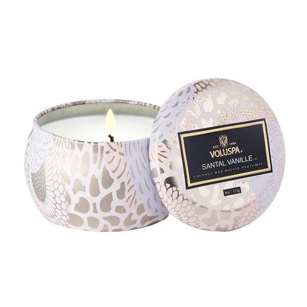 Voluspa Decorative Tin Candle Santal Vanille 113g