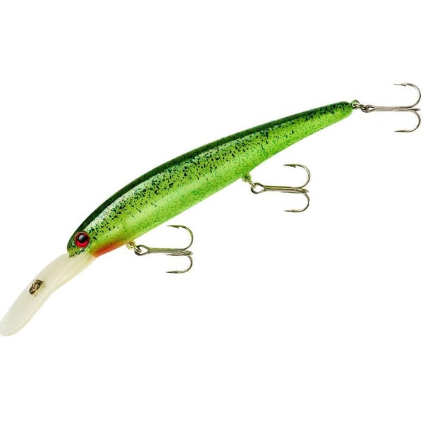 Bandit Walleye Deep GLOW Green Black Splatter