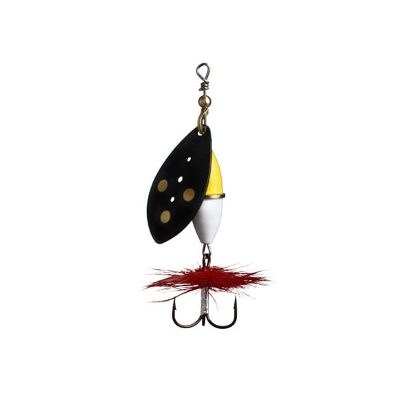 Myran Wipp Spinner 15g Svart/Gul/Vit