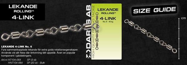 Darts Lekande Rolling 4-Link No. 6