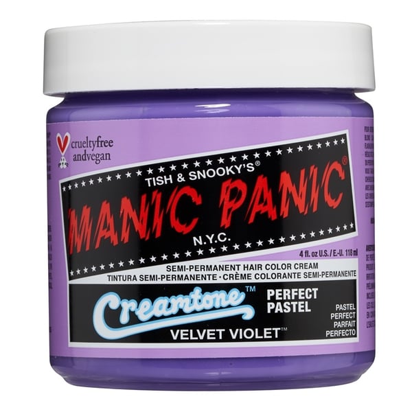 Manic Panic Classic Cream Pastel Velvet Violet 118ml Manic Panic Classic Cream Pastel Velvet Violet 118ml